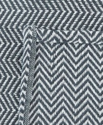 Herringbone Cotton Blanket, Full/Queen