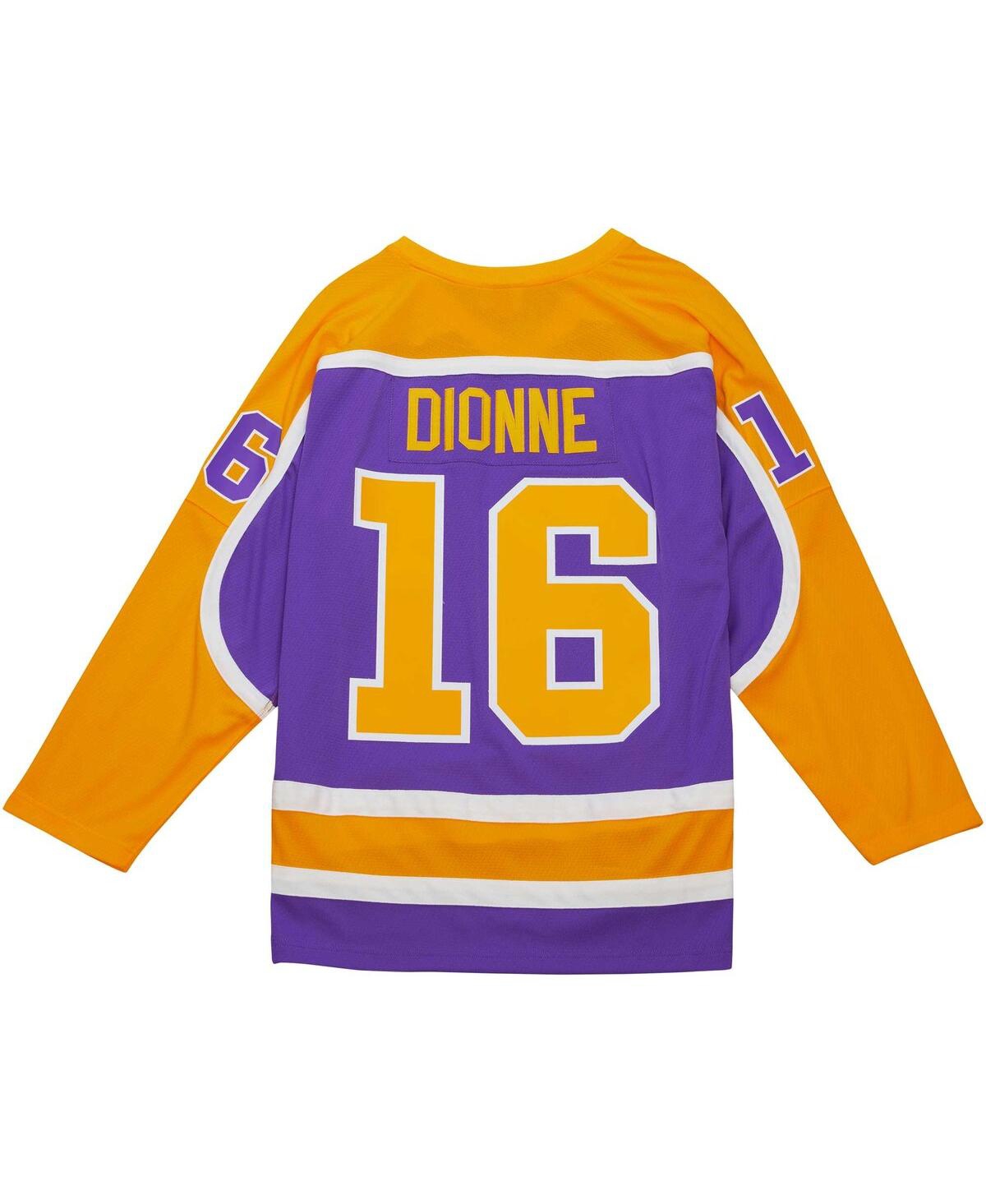 Men's Mitchell & Ness Marcel DionneLos Angeles Kings 1980/81 Blue Line Player Jersey - Purple