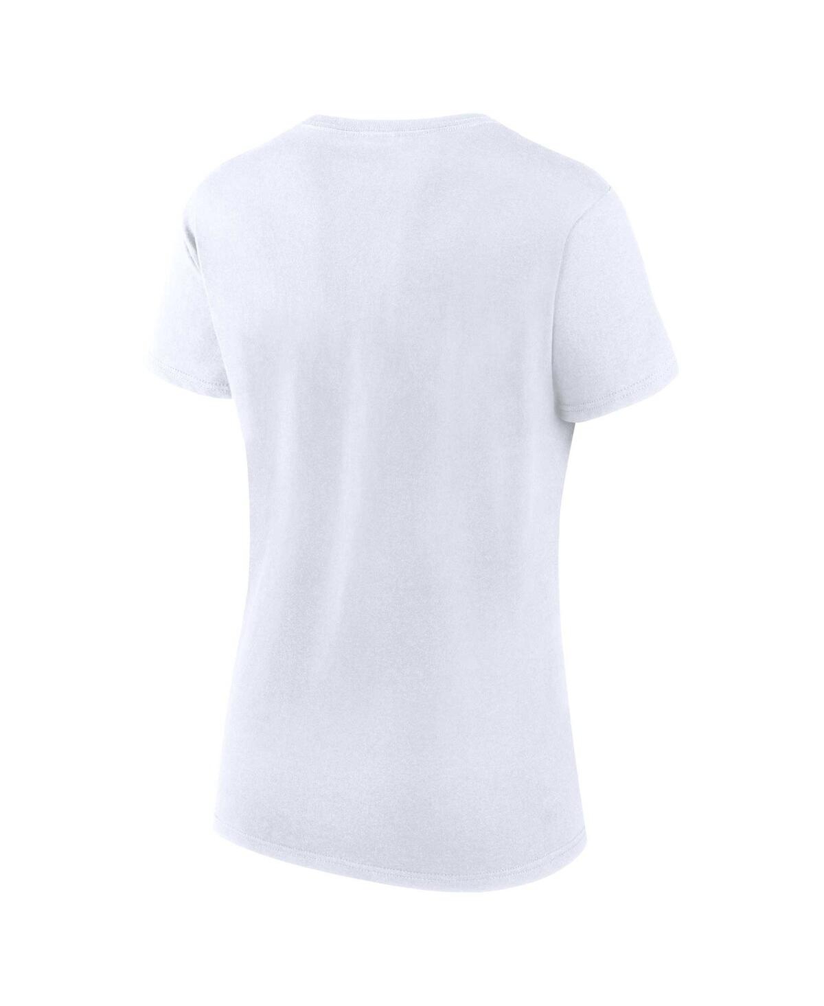Fanatics Women's  Navy, White Tennessee Titans Two-pack Combo Cheerleader T-shirt Set In Navy,white