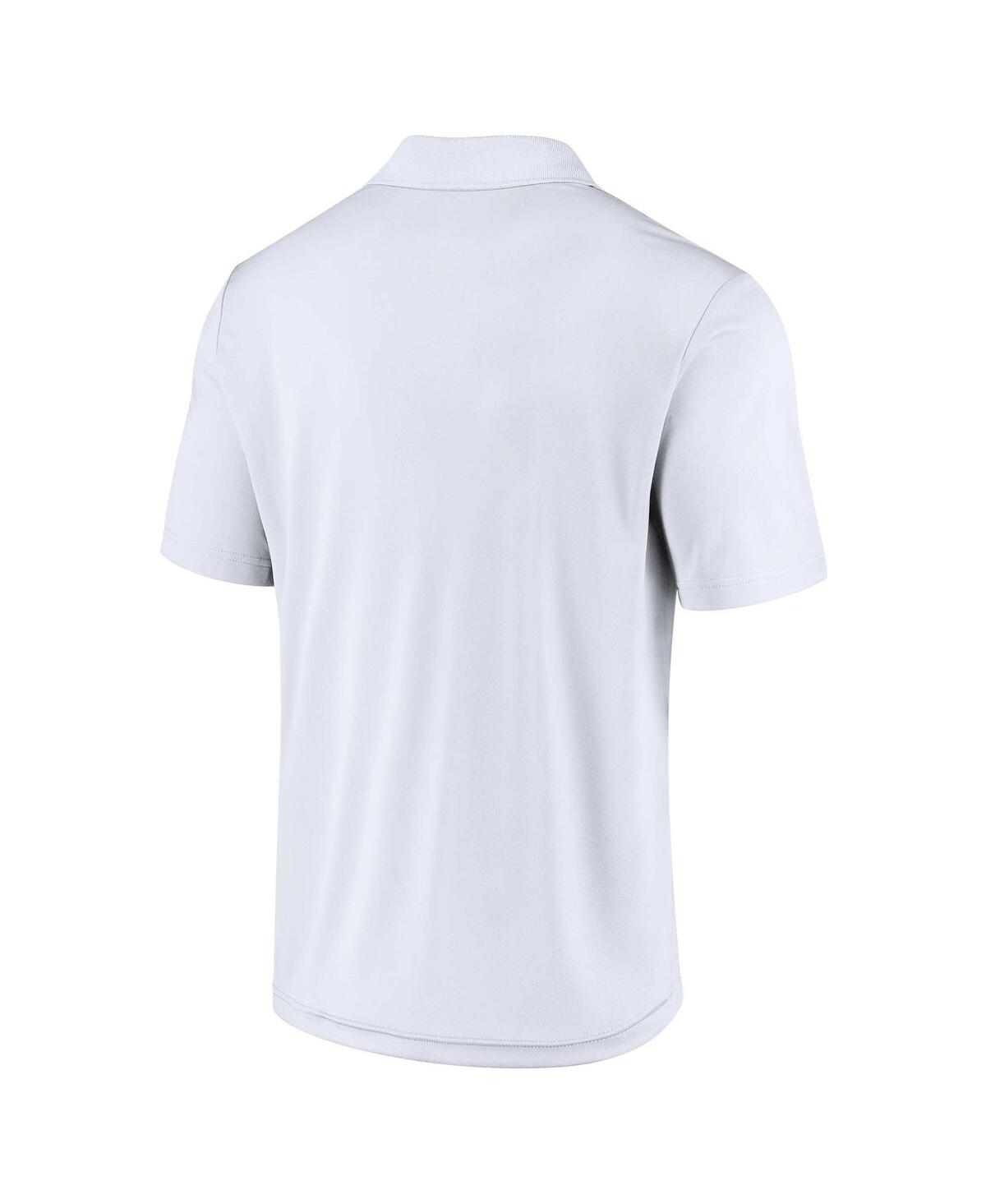 Shop Fanatics Men's  White, Navy New England Patriots Lockup Two-pack Polo Shirt Set In White,navy