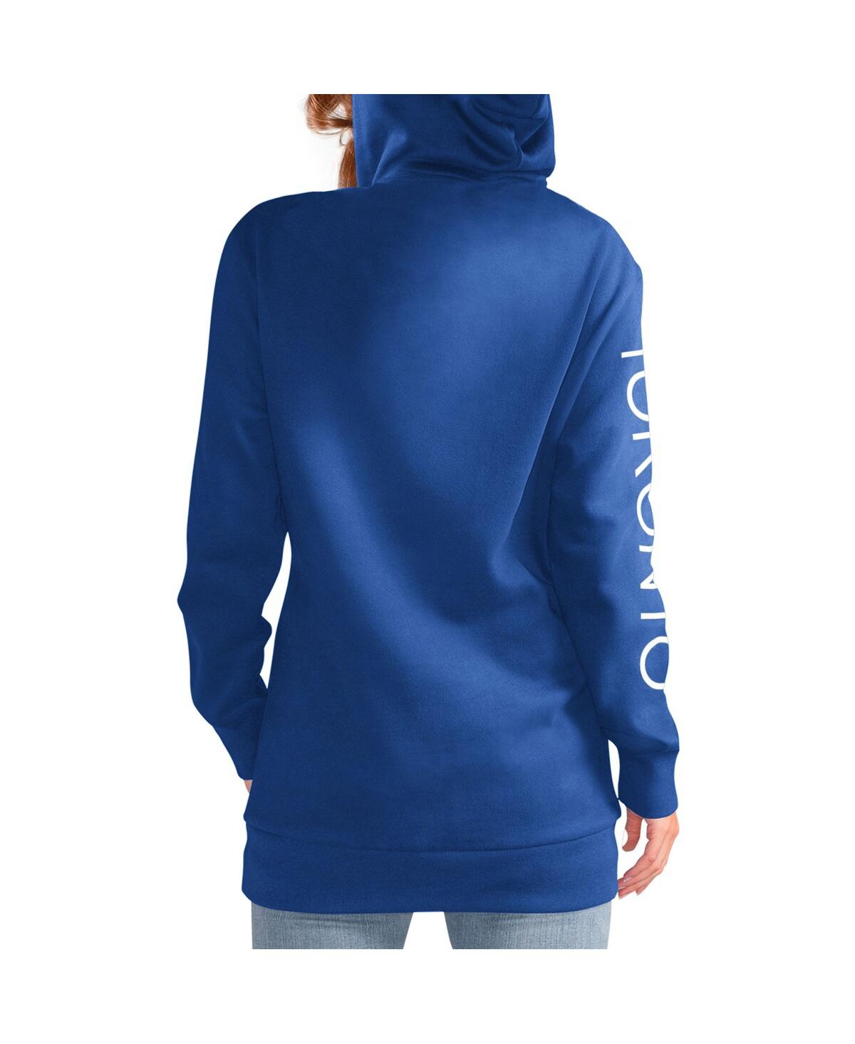 Shop G-iii 4her By Carl Banks Women's  Blue Toronto Maple Leafs Overtime Pullover Hoodie