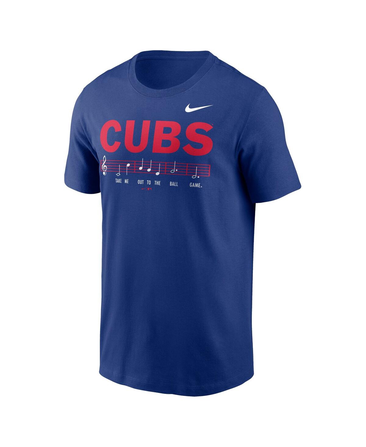 Men's NikeChicago Cubs Take Me Out To The Ballgame Hometown T-shirt - Royal