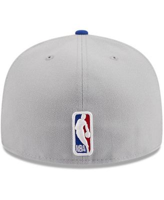 Men's Gray, Royal Golden State Warriors Tip-Off Two-Tone 59FIFTY Fitted Hat