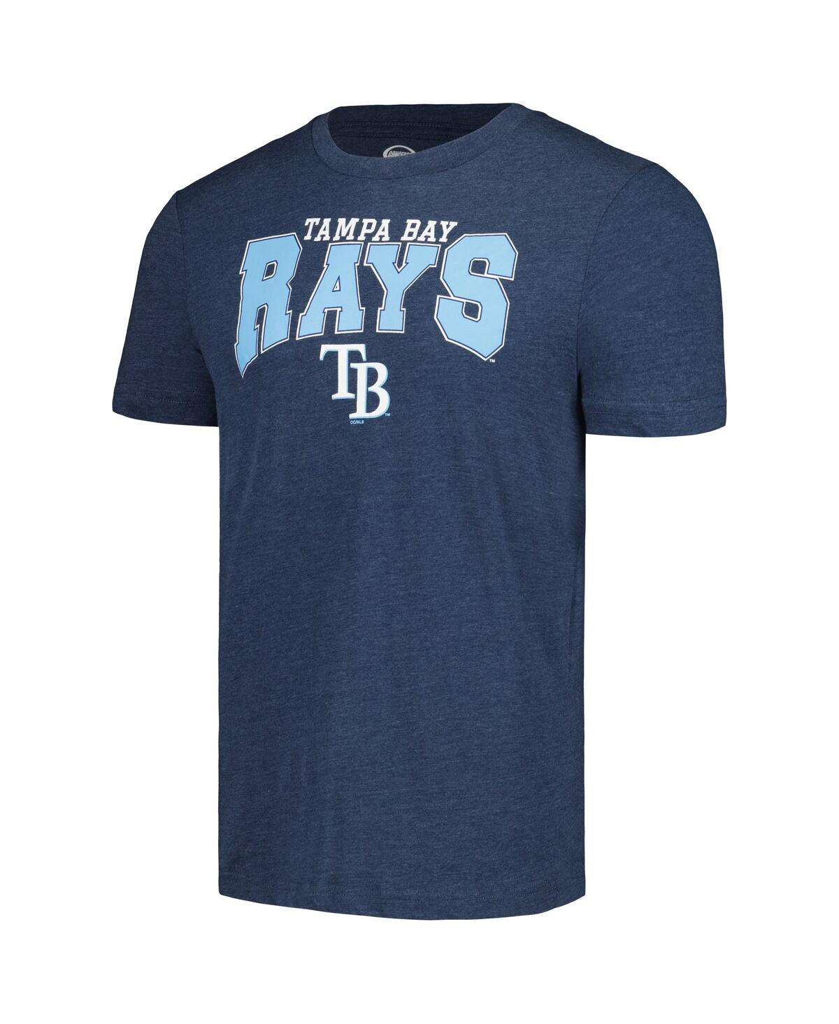 Shop Concepts Sport Men's  Charcoal, Navy Tampa Bay Rays Meter T-shirt And Pants Sleep Set In Charcoal,navy