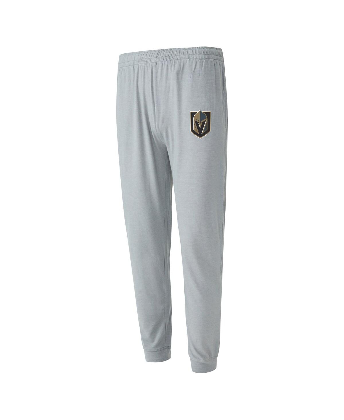 Shop Concepts Sport Men's  Gray, Black Vegas Golden Knights Meter Pullover Hoodie And Jogger Pants Set In Gray,black