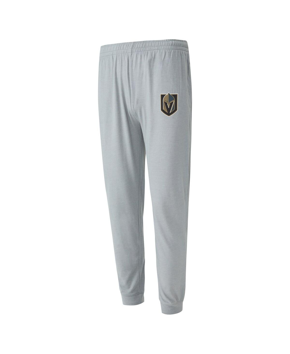 Men's Concepts Sport Black Vegas Golden Knights Meter Pullover Hoodie and Jogger Pants Set - Black