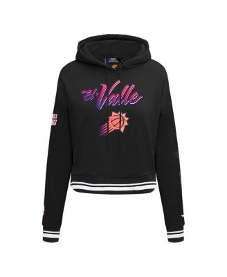 Women's Black Phoenix Suns 2023/24 City Edition Cropped Pullover Hoodie