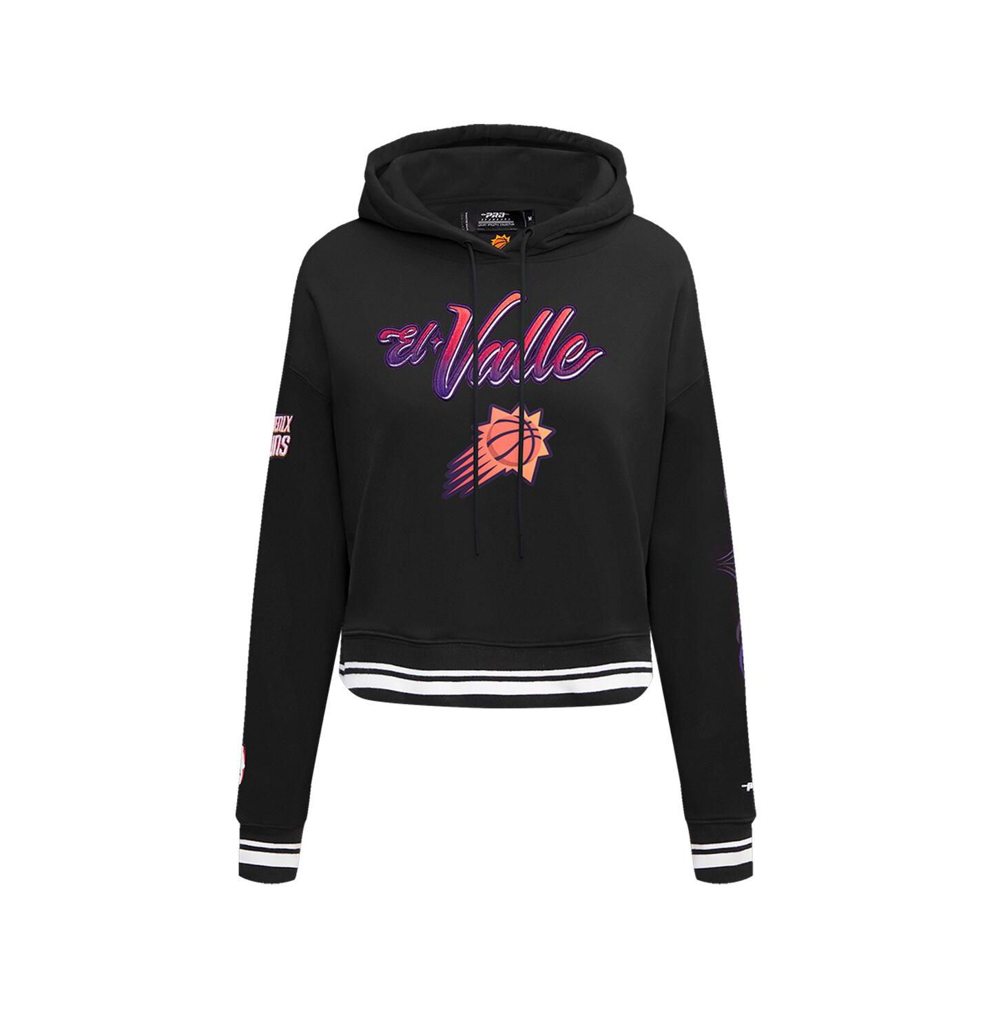 Женское худи Pro Standard Black Phoenix Suns 2023/24 City Edition Cropped Pullover — фото 2