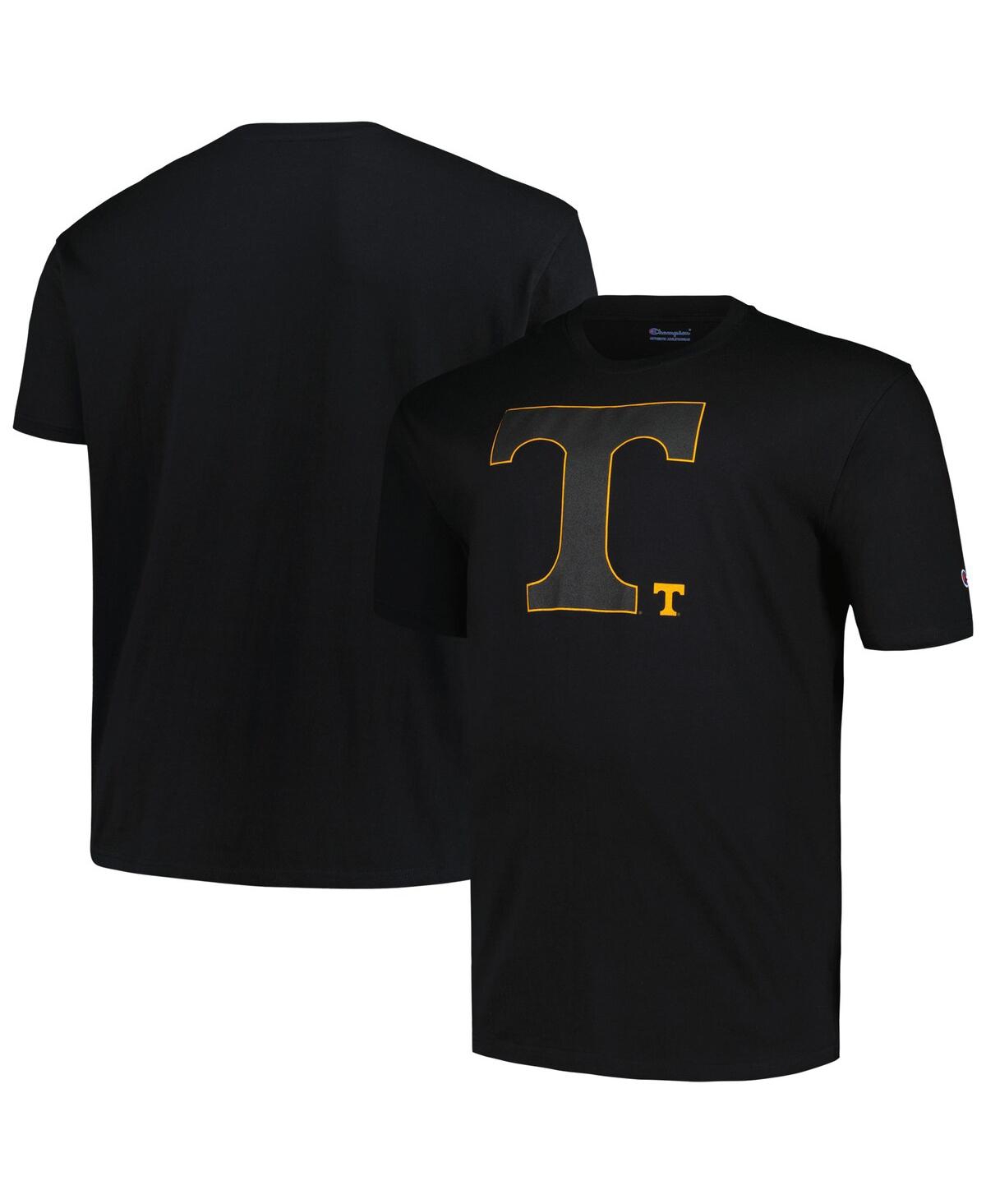 Shop Profile Men's  Black Tennessee Volunteers Big And Tall Pop T-shirt