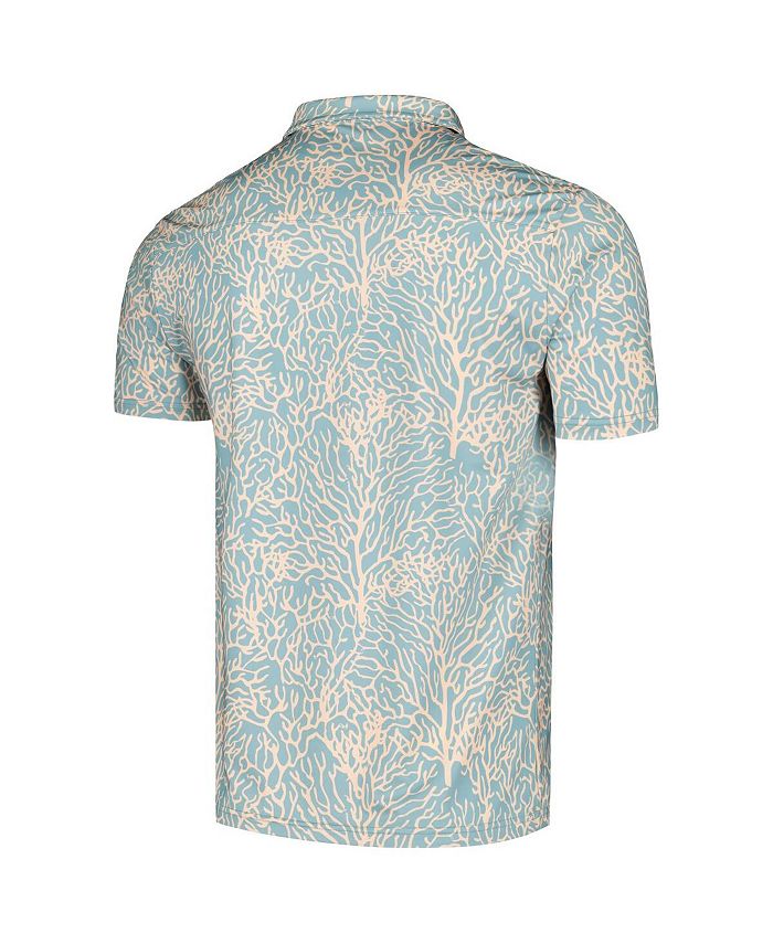 Flomotion Men's Blue THE PLAYERS Coral Reef Polo Shirt - Macy's