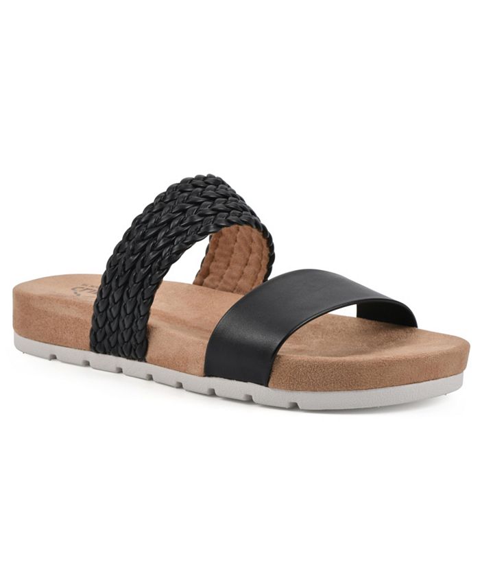 WHITE MOUNTAIN Kids Gramma Signature Comfort-Molded Braided Footbed Sandal, Blush/Multi/Smooth, 13 M | Sandals