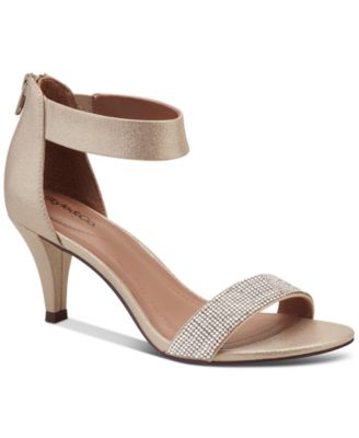 Macys evening shoes gold sale