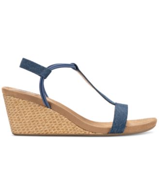 Women's Mulan Wedge Open-Toe Sandals, Created for Macy's