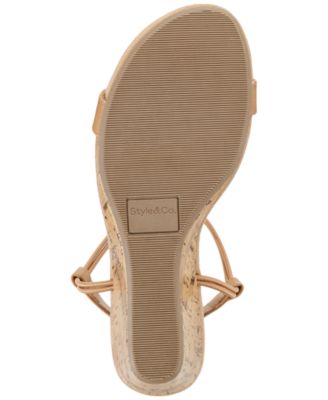 Women's Mulan Wedge Open-Toe Sandals, Created for Macy's