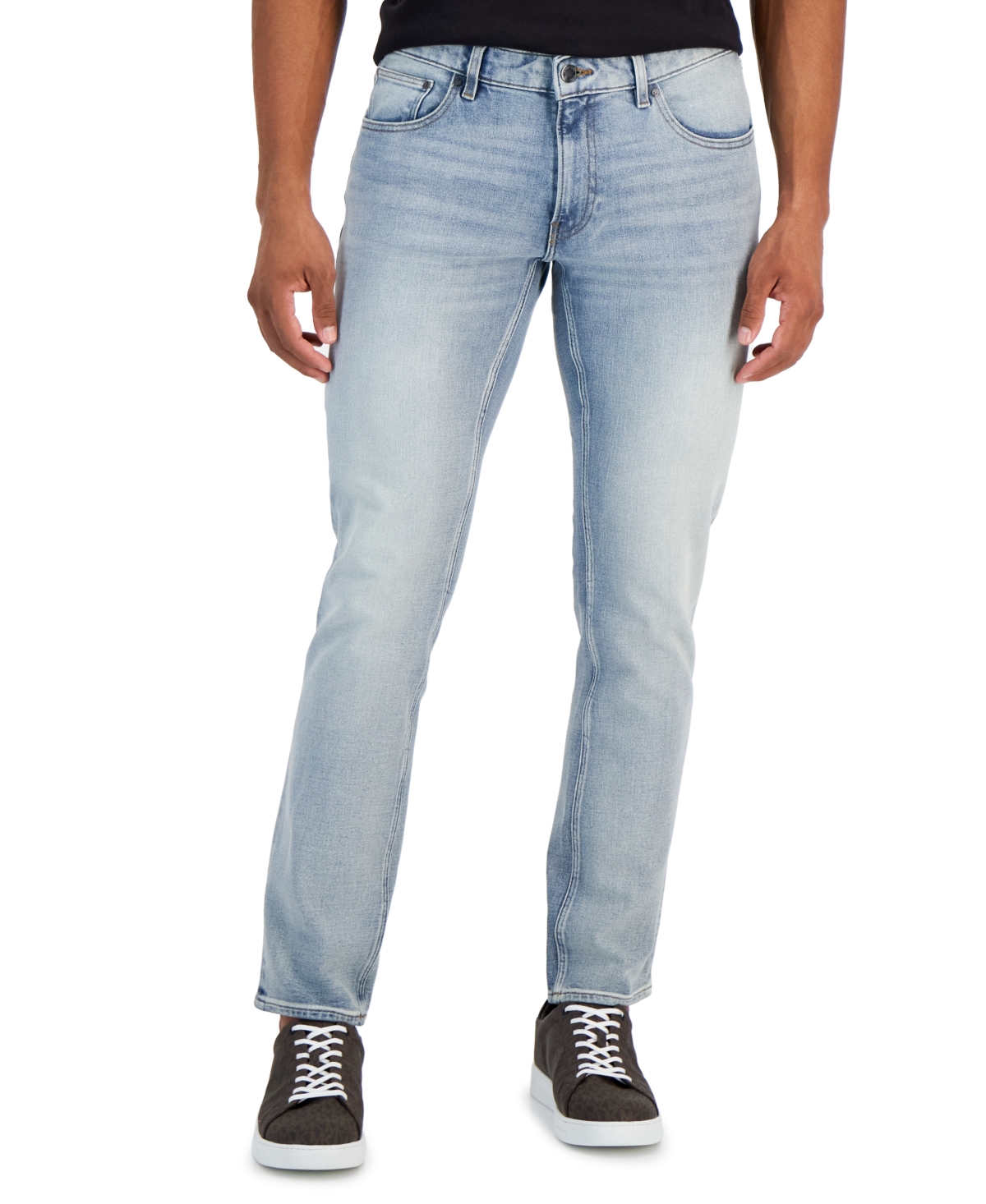 Michael Kors Men's Parker Slim-fit Stretch Jeans In Beckford