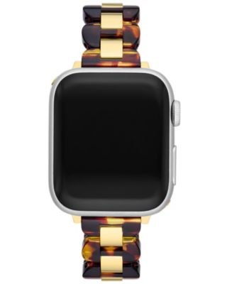 MichaelKors Women 38/40/41/42/44/45mm Black Bracelet Strap Apple Watch Band Apple Watch Band Women Designer, Iwatch Band, Leather Watch  main image 3