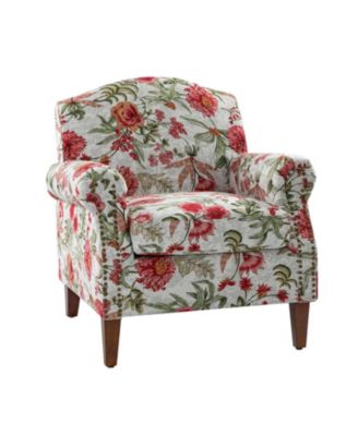 Solid Wood Nailhead Trim Gianluca Traditional Armchair
