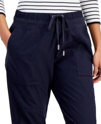Women's Cotton Roll-Tab Utility Pants