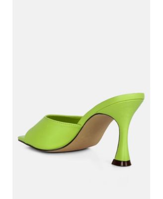 Women's Roblux Slip On Spool Heels Sandals