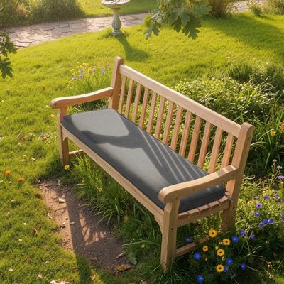 46" x 18" Outdoor Bench Cushion with Waterproof and Fade-Resistant Olefin Fabric