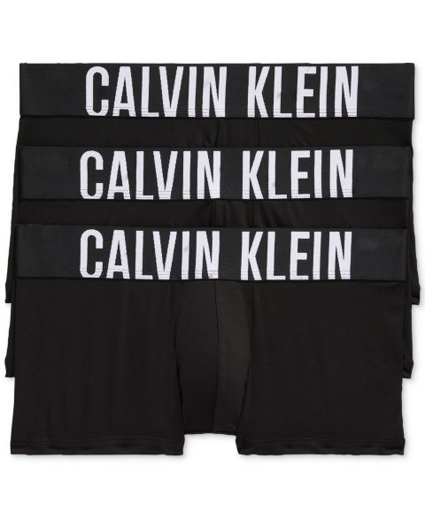 Бельё Micro для мужчин, низкая посадка, 3 шт. — Calvin Klein, цвет: Чёрный
