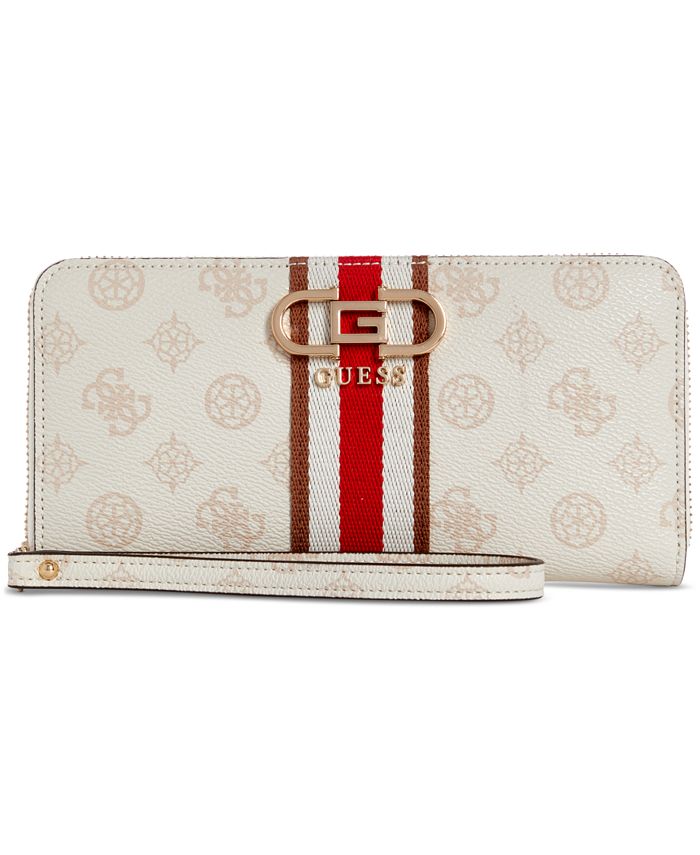 Nelka Monogram Large Zip Around Wallet