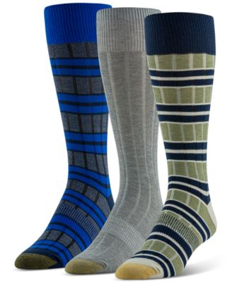 Gold Toe - Men's Regatta Striped Socks - 3 pk.