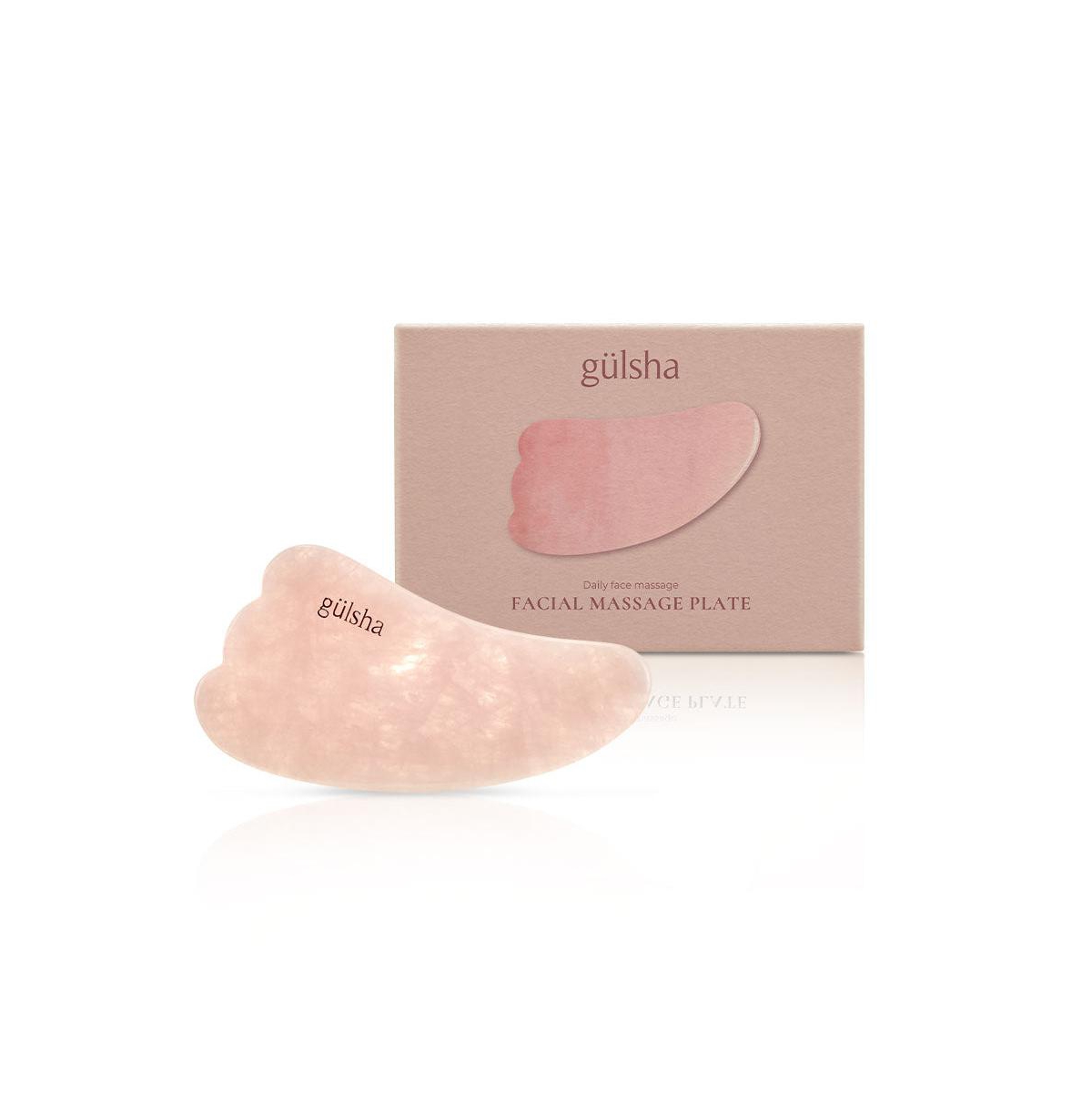 gAÂ¼lsha Facial Massage Stone - Open Pink