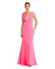 Macys pink 2025 long dress