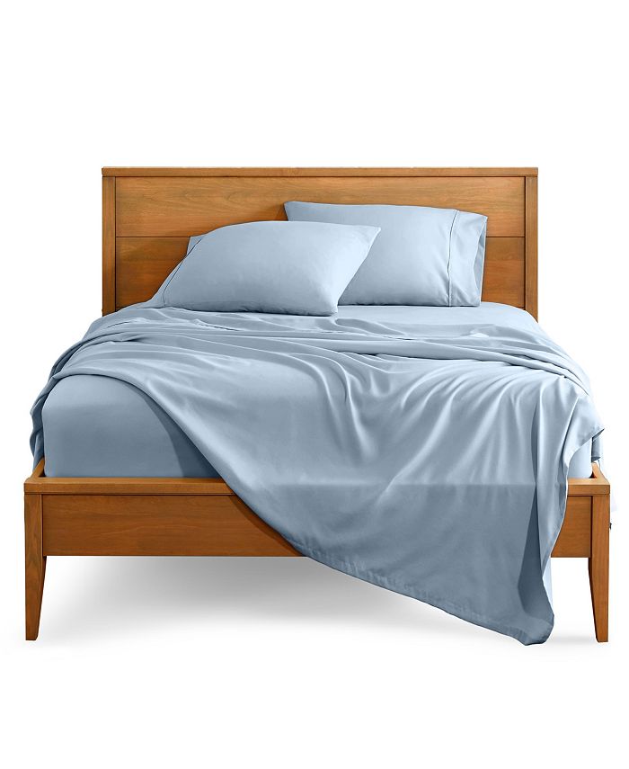 Bare Home Ultra-Soft Double Brushed Sheet Set, Queen - Blue - Queen