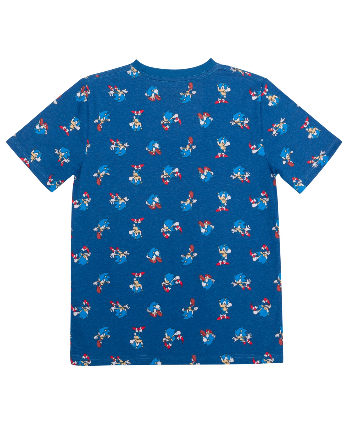 Sonic Big Boys All Over Print Short Sleeve Graphic T-shirt