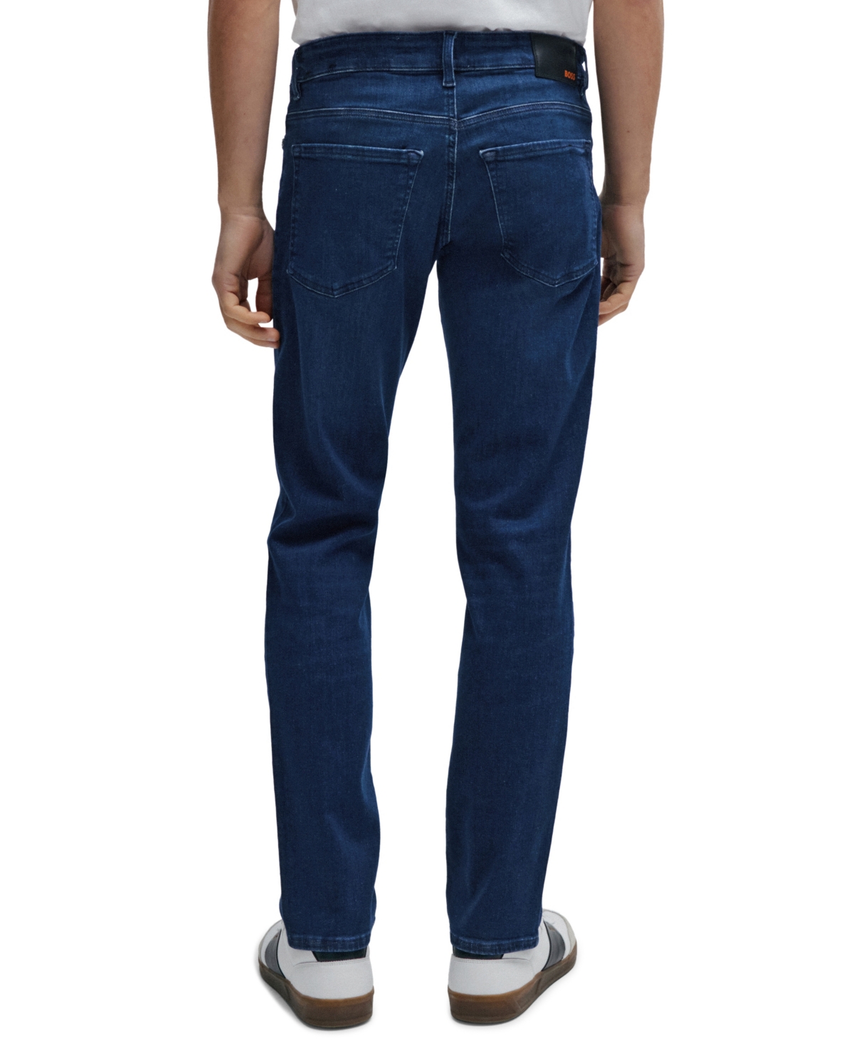 Shop Hugo Boss Boss By  Men's Slim-fit Jeans In Dark Blue
