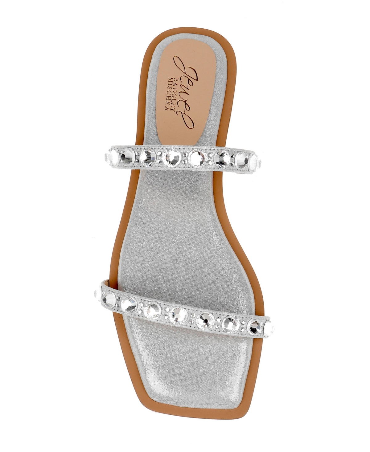 Jewel Badgley Mischka Women's Honesty Evening Flat Sandals