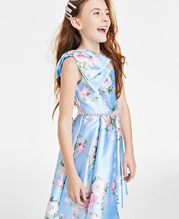 Robe à Bulles Mikado Imprimé Floral Bébé Fille - Taille 6-9M Rare Editions Neuve