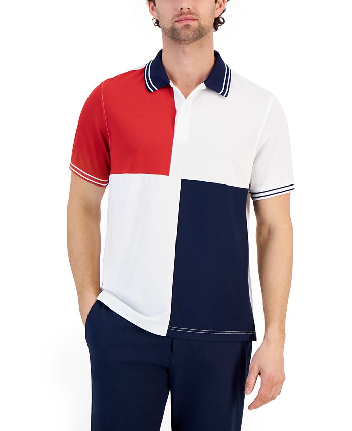 Men s Colorblocked Sport Polo Shirt Created for Macy s