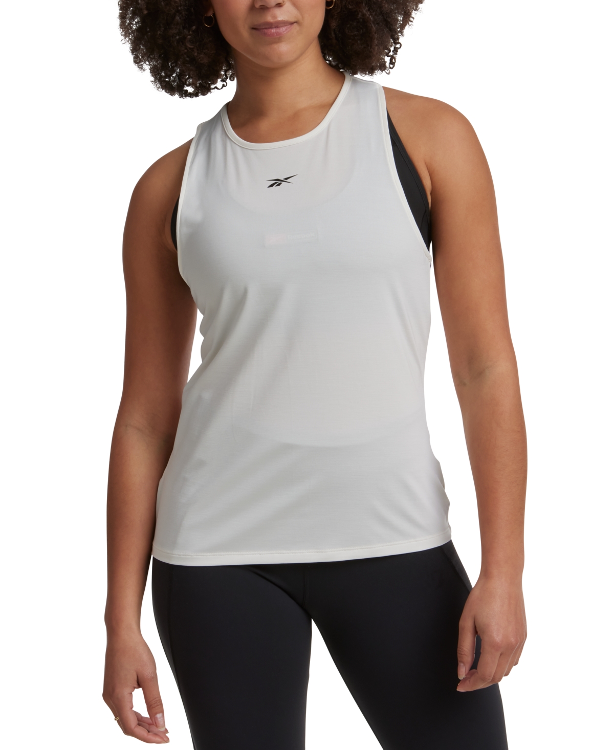 Reebok Women's Active Chill Athletic Tank Top In Chalk