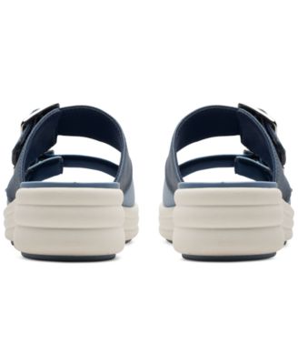 Women's Drift Buckle Slip-On Slide Wedge Sandals