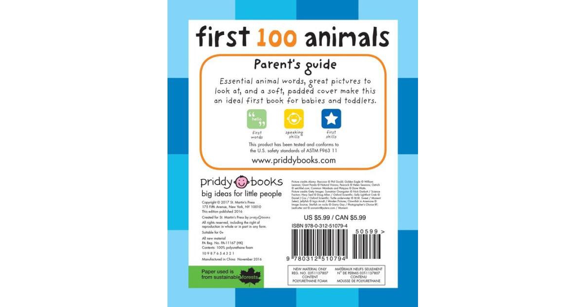 First 100 Animals by Roger Priddy