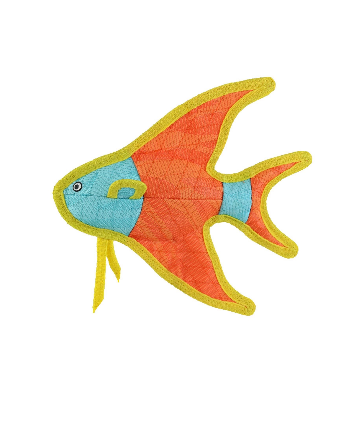 Angel Fish Durable Dog Toy - Orange