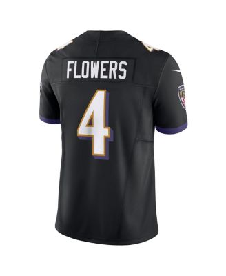 Men's Zay Flowers Black Baltimore Ravens Alternate Vapor F.U.S.E. Limited Jersey