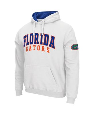 Men's White Florida Gators Double Arch Pullover Hoodie