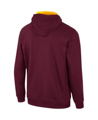 Men's Maroon Minnesota Golden Gophers Half-Zip Hoodie