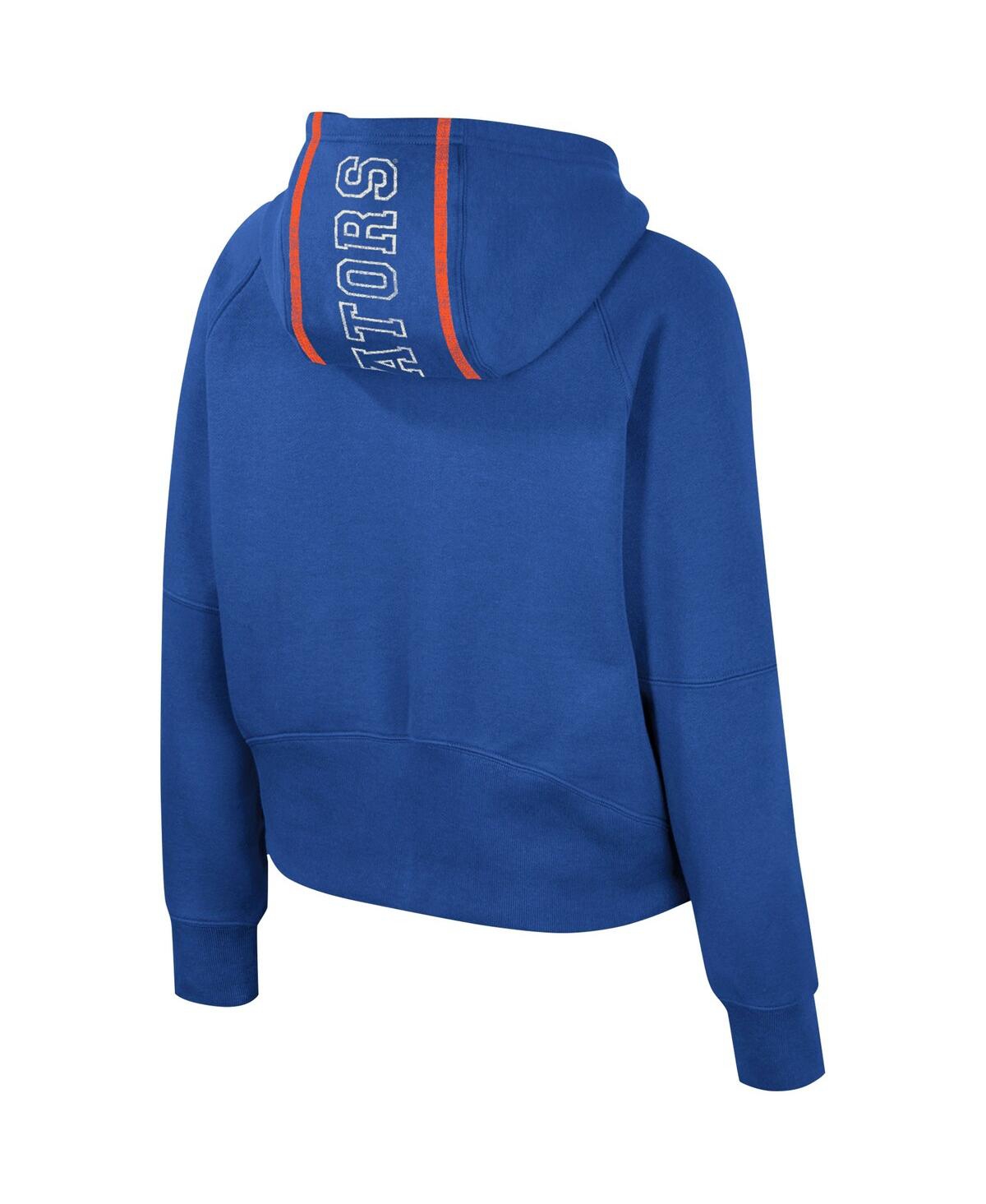 Women's ColosseumFlorida Gators Margo Raglan Half-Zip Hoodie - Royal