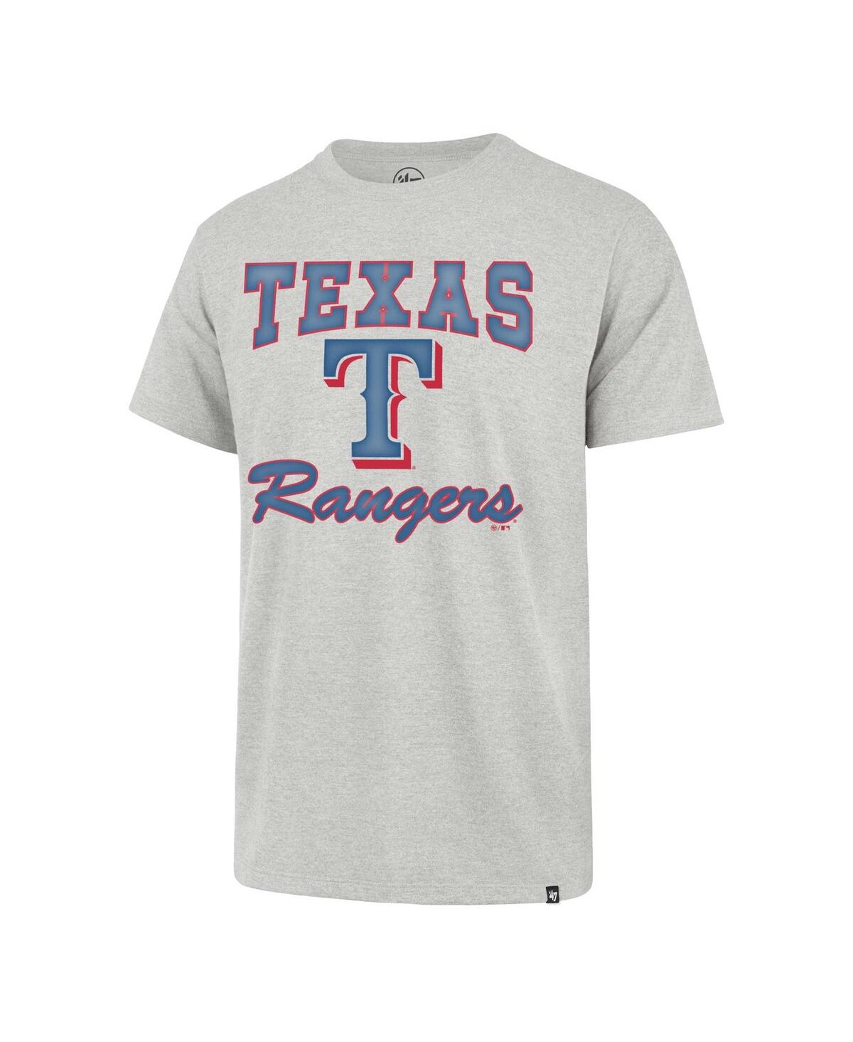 Men's '47 BrandTexas Rangers Sandy Daze Franklin T-shirt - Heather Gray