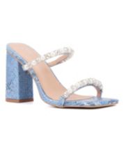 Blue top sandals macys