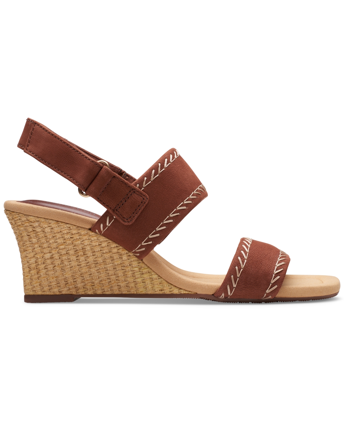 Clarks Kyarra Rose Espadrille Wedge Heel Sandals