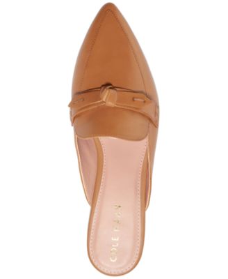 Women's Piper Bow Pointed-Toe Flat Mules