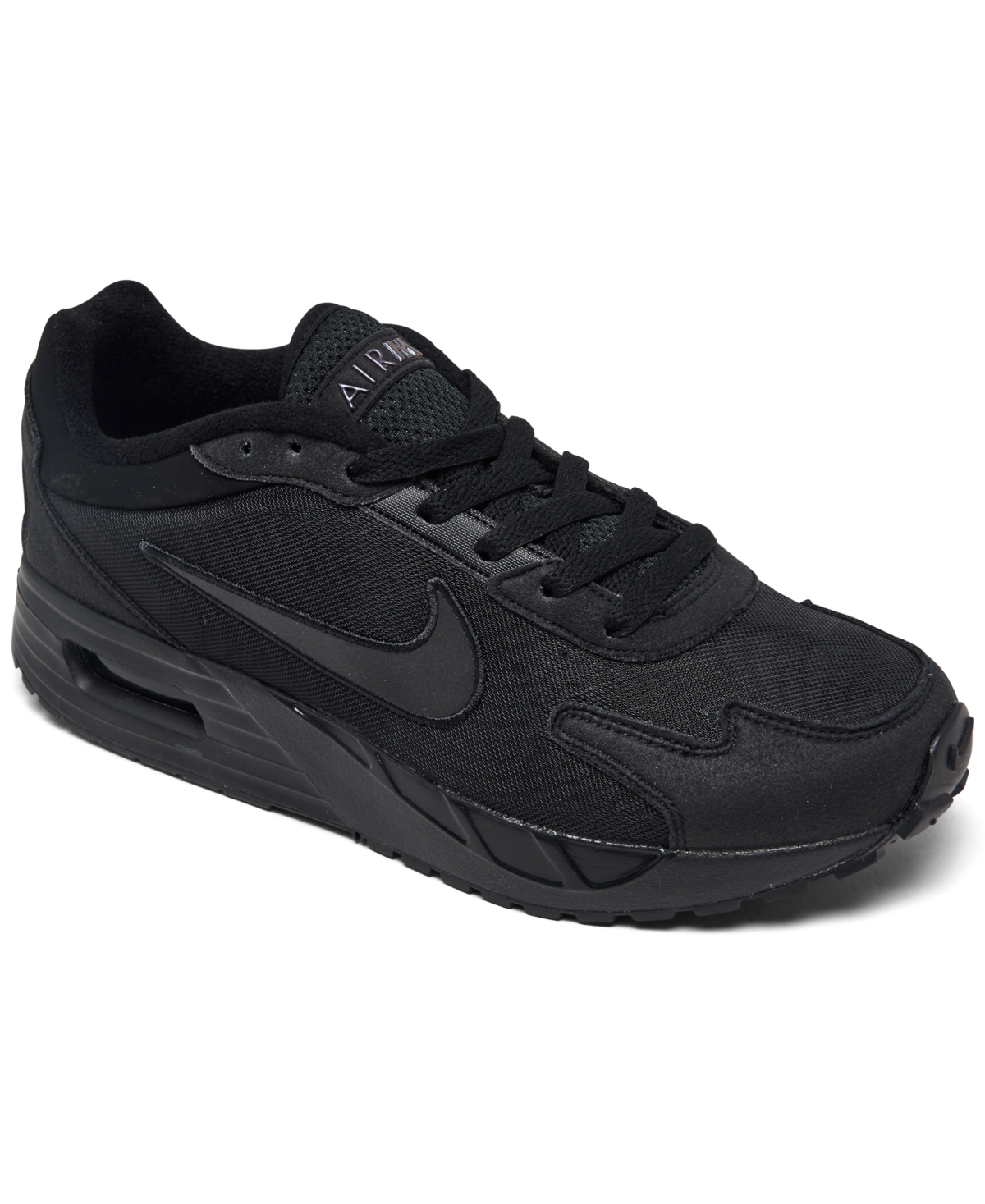 Shop Nike Women's Air Max Solo Casual Sneakers From Finish Line In Black