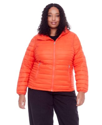 Plus Size Yoho Lightweight Packable Puffer Jacket & Bag