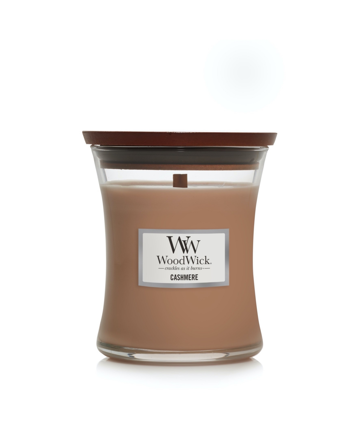 Shop Woodwick Candle Woodwick Cashmere Medium Hourglass Candle, 9.7 oz